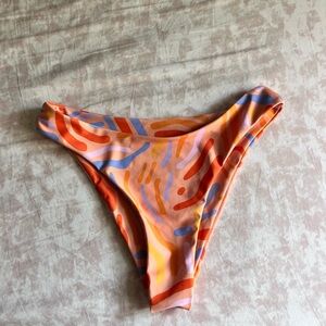 Aurelle Orange Bikini Bottom
